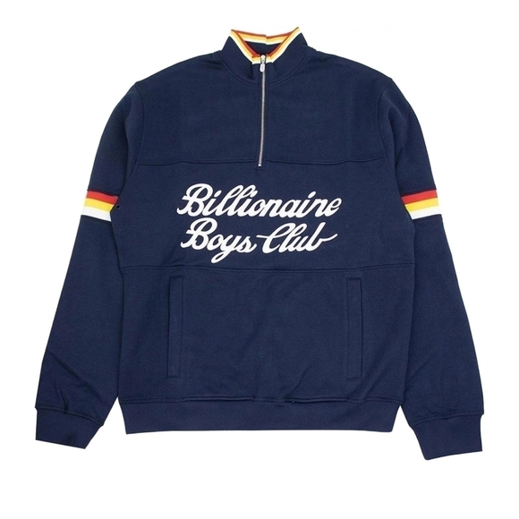 Billionaire Boys Club Time Navy Knit Sweater Jacket Size M - Picture 1 of 12